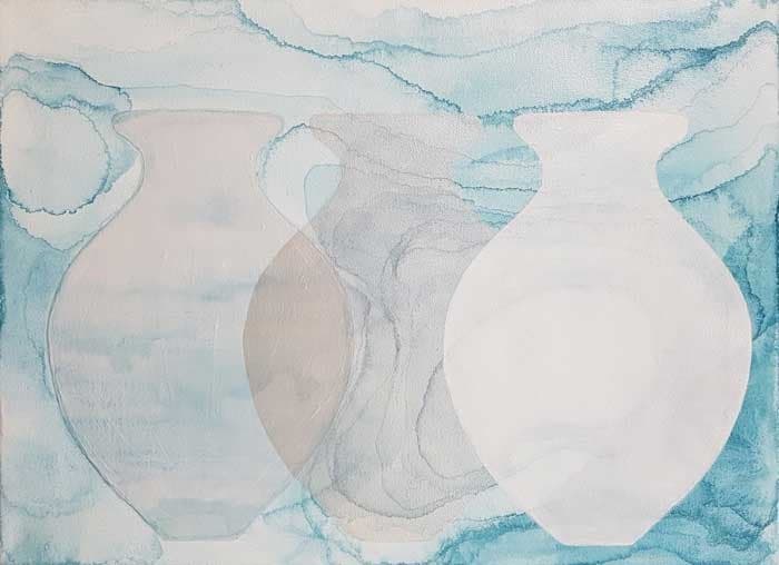 담아 보다 Combler · Acrylic on canvas · 41x33cm · 2020 (출처= 갤러리가비) · Combler · Acrylic on canvas