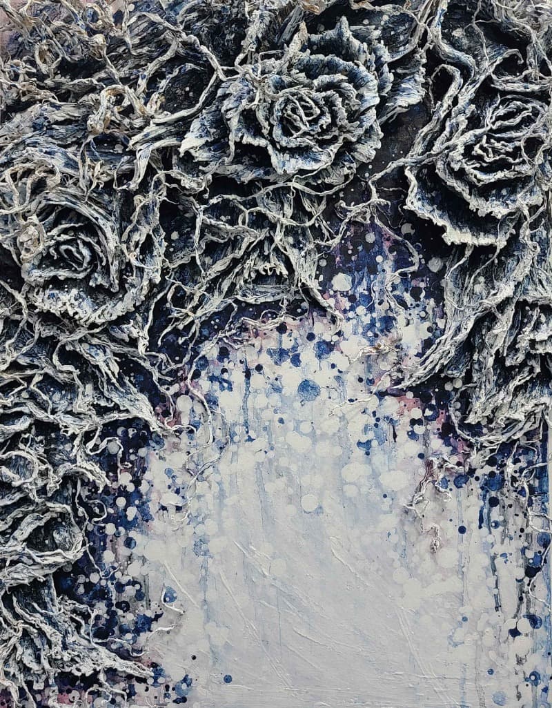 Subconscious · mixed media · 53.0x40.9cm · 2018 (이미지 제공 = 엄윤희 작가) · Subconscious · mixed media