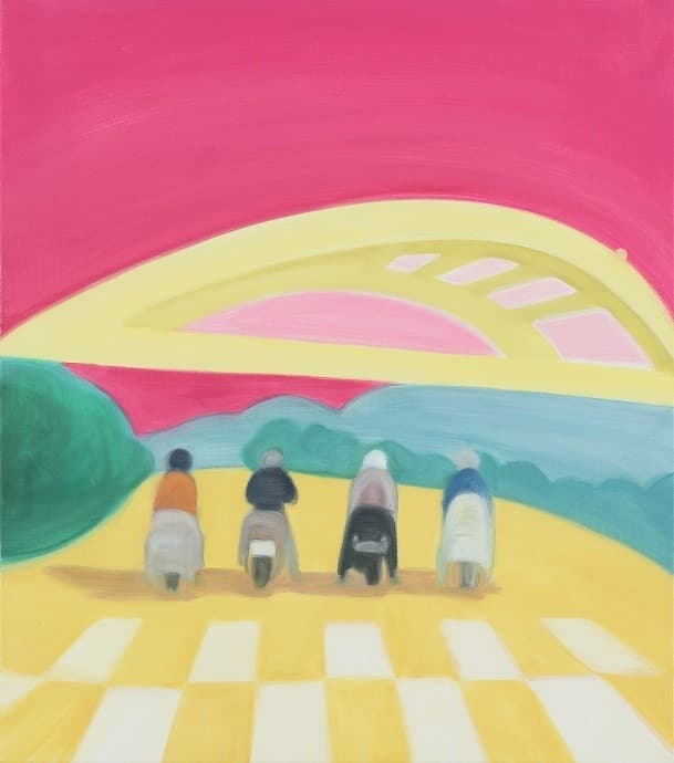Front · 캔버스에 유채 · 53.0x45.5cm · 2021 (출처= 갤러리도스) · Front · Oil on canvas