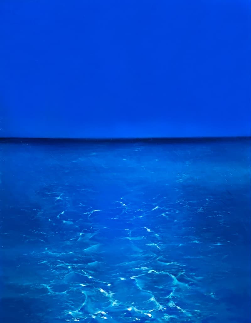 True-Blue No.2 · Handmade oil on Aluminium · 90x70x5cm · 2021 (이미지 제공 = 김지훈 작가) · True-Blue No.2 · Handmade oil on Aluminium