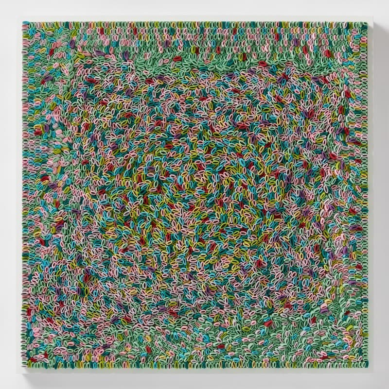 Circulation 29 · 종이 · 80 x 80 x 10 cm · 2019 (출처=히든엠갤러리) · Circulation 29 · paper