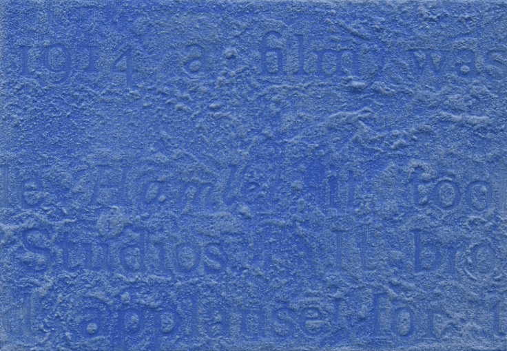 1914 · Acrylic and aggregate medium on canvas · 16 x 22.5cm · 2021 (이미지 제공 = 갤러리JJ) · 1914 · Acrylic and aggregate medium on canvas