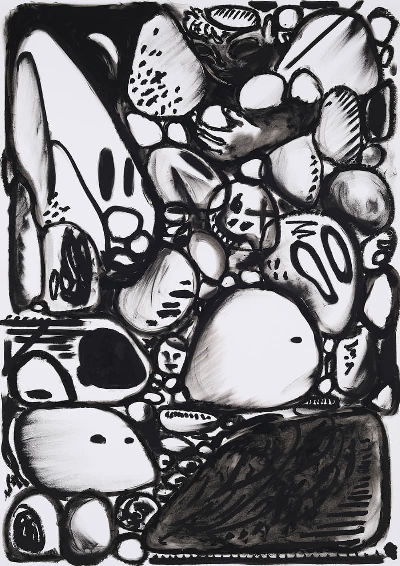 박광수, mass · Oil on paper · 100x70cm · 2020 (이미지 제공 = 페이지룸8) · Oil on paper