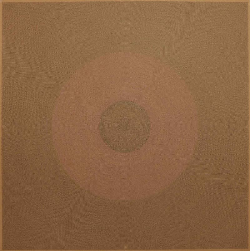 Expansion of kronos · 종이에 펜 · 91X91Cm · 2012 (이미지 제공 = 갤러리 너트) · Expansion of kronos