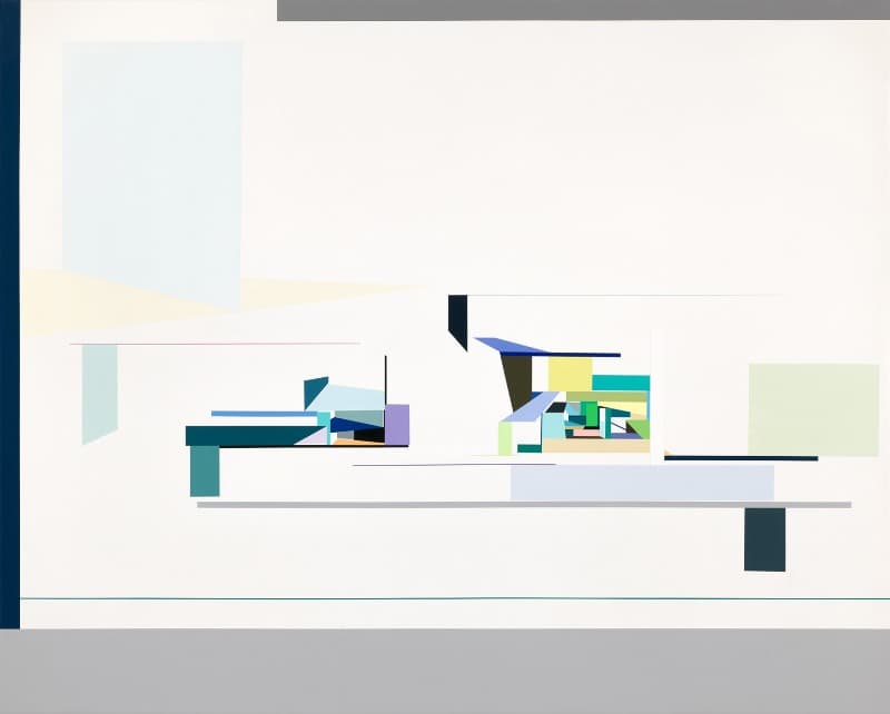 Untitled(B-5) · Acrylic on canvas · 72.7x90.9cm · 2020 (이미지 제공 = 갤러리 너트) · Untitled(B-5) · Acrylic on canvas