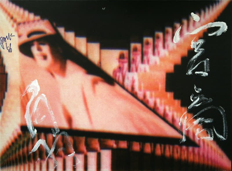 PAIK NAM JUNE, <Untitled> · still image on canvas, signed & dated upper left · 52 x 70.5cm · 1996 (이미지 제공 = 이동훈) · PAIK NAM JUNE, <Untitled> · still image on canvas, signed & dated upper left