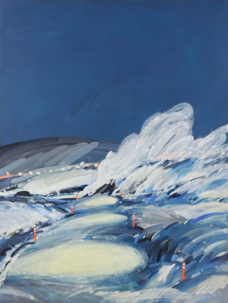 돌파를 위한 여정 · Acrylic on canvas · 97.0 X130.3cm · 2021 (출처= 예술지구P)
