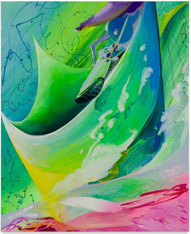 Last Violinist · oil and acrylic on linen · 220x180 cm · 2021 (출처= 누크갤러리) · Last Violinist · oil and acrylic on linen