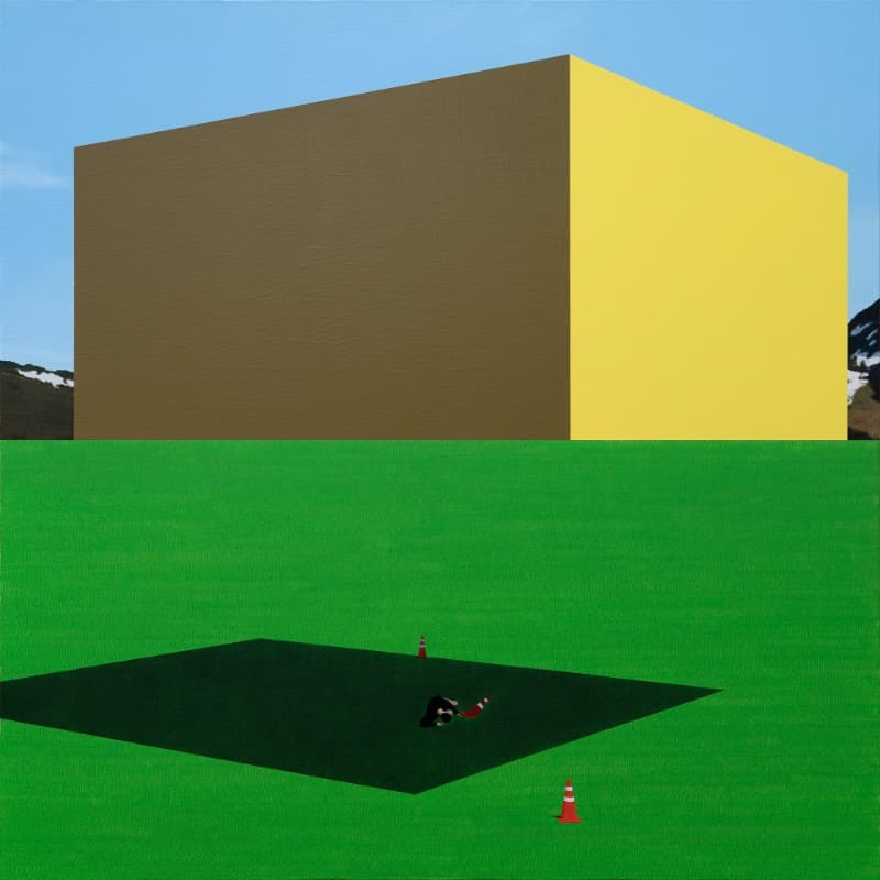 채지민, 제목미정1 · Oil on Canvas · 91x91cm · 2021 (이미지 제공 = 갤러리 조은) · Oil on Canvas