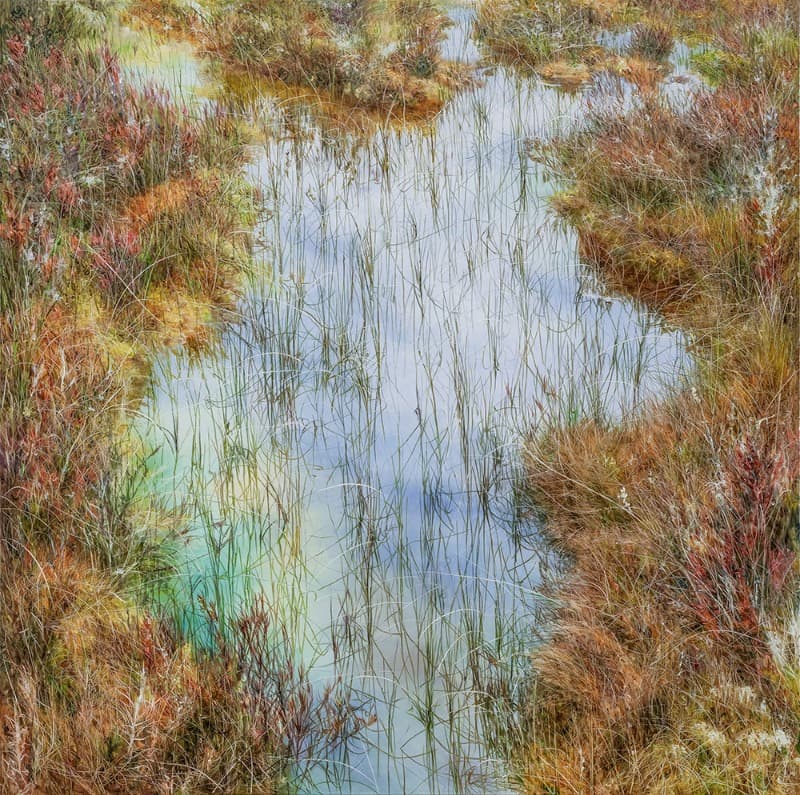 Untitled 0152 · oil on canvas · 100x100cm · 2021 (출처 = 조현화랑) · Untitled 0152 · oil on canvas
