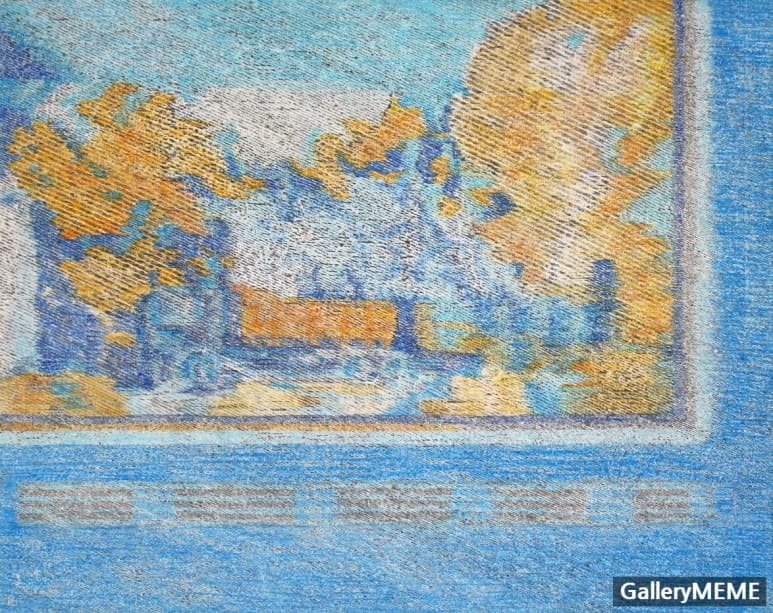설진화, 瞬_1002 · 장지에 먹과 채색 · 73x91cm · 2021 (출처= 갤러리밈)