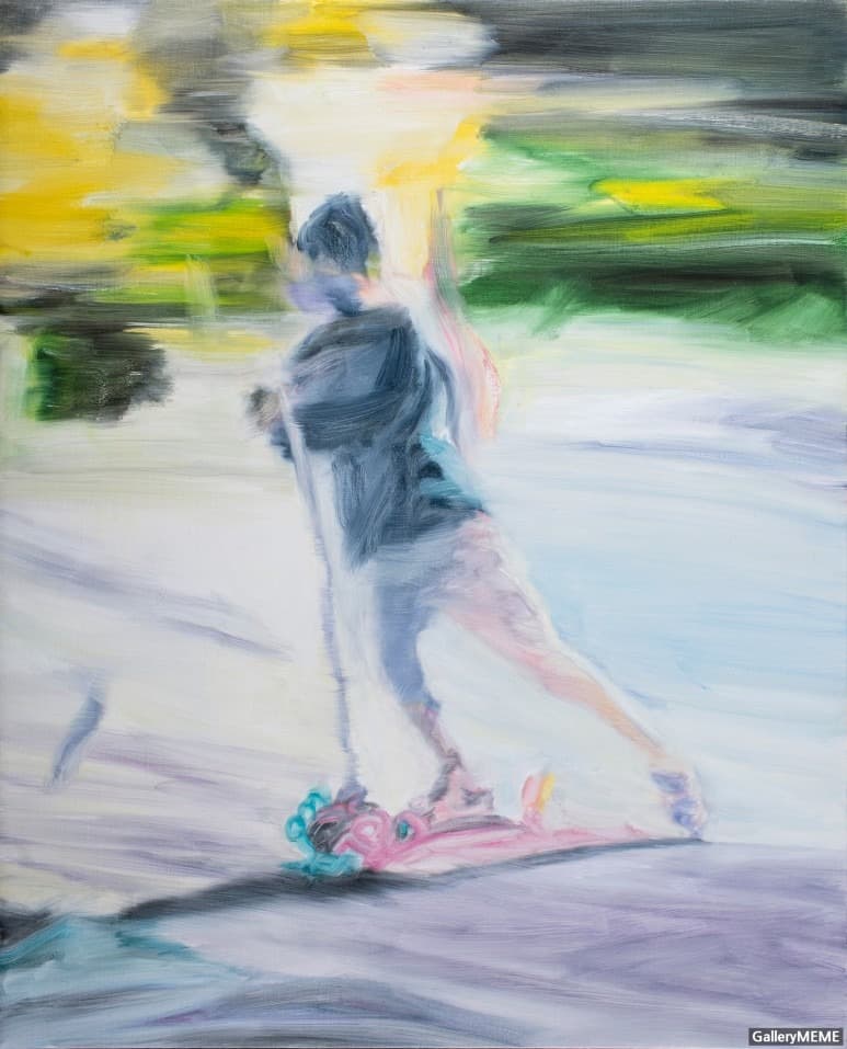 최은경_쌩쌩 · Oil on Canvas · 65.5x53.5cm · 2021 (출처= 갤러리밈)