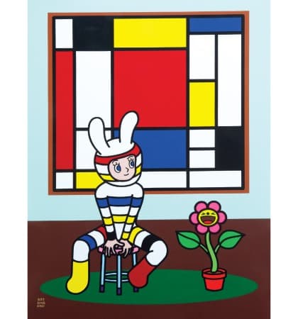 Artnom, More simply(599) · acrylic on canvas · 130.3 x 97 cm · 2021 (출처= 케이에스갤러리) · Artnom, More simply(599) · acrylic on canvas