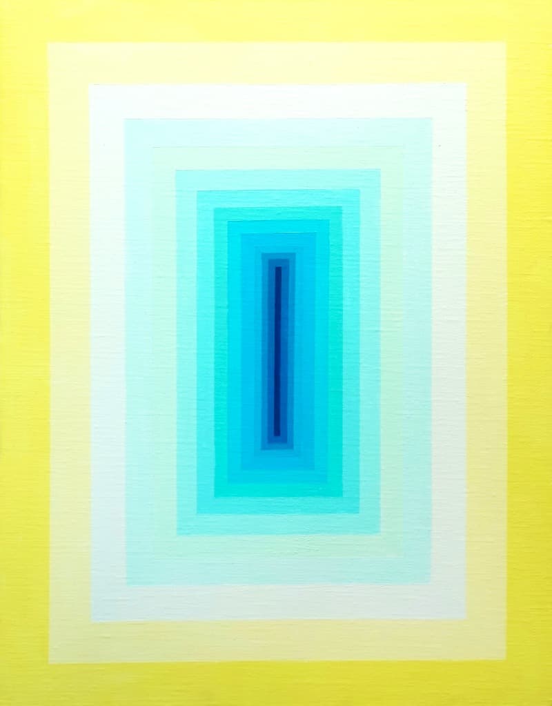 Blue lemonade · acrylic on canvas · 41x53cm · 2021 (이미지 제공 = 갤러리 너트) · Blue lemonade · acrylic on canvas