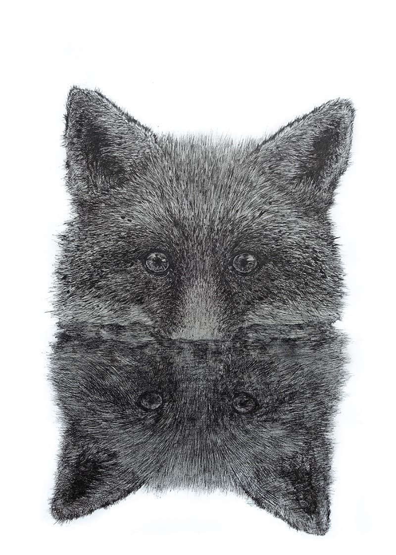 안준영_수역(水域)(Morass) · ink and pencil on paper · 42.0 x 30.0cm · 2021 (출처= 플레이스막2)