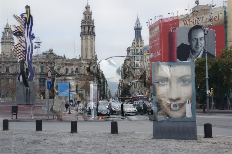 홍성도, Tourist · plexiglass, aluminum, photogrph · 120x180x3cm · 2009 (출처= 우민아트센터) · Tourist · plexiglass, aluminum, photogrph