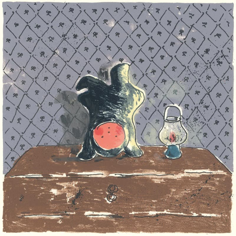 Silent Night · 석판화 · 39.5 x 29.5 cm · 2020. Ed. 6 (이미지 제공 = 페이지룸8) · Silent Night · lithograph