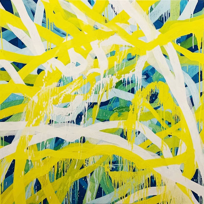 Lucid 3 · oil on canvas · 122x122cm · 2019 (이미지 제공 = 갤러리너트) · Lucid 3 · oil on canvas