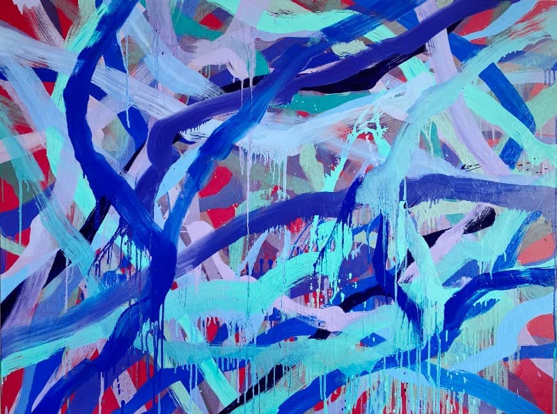 Inward 4 · oil on canvas · 38x51inches · 2021 (이미지 제공 = 갤러리너트) · Inward 4 · oil on canvas