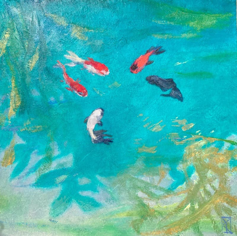 Brilliant Plane-Fr.No 14 · oil on canvas · 31.8×31.8cm · (이미지제공 = 갤러리소헌&소헌컨템포러리) · Brilliant Plane-Fr.No 14 · oil on canvas
