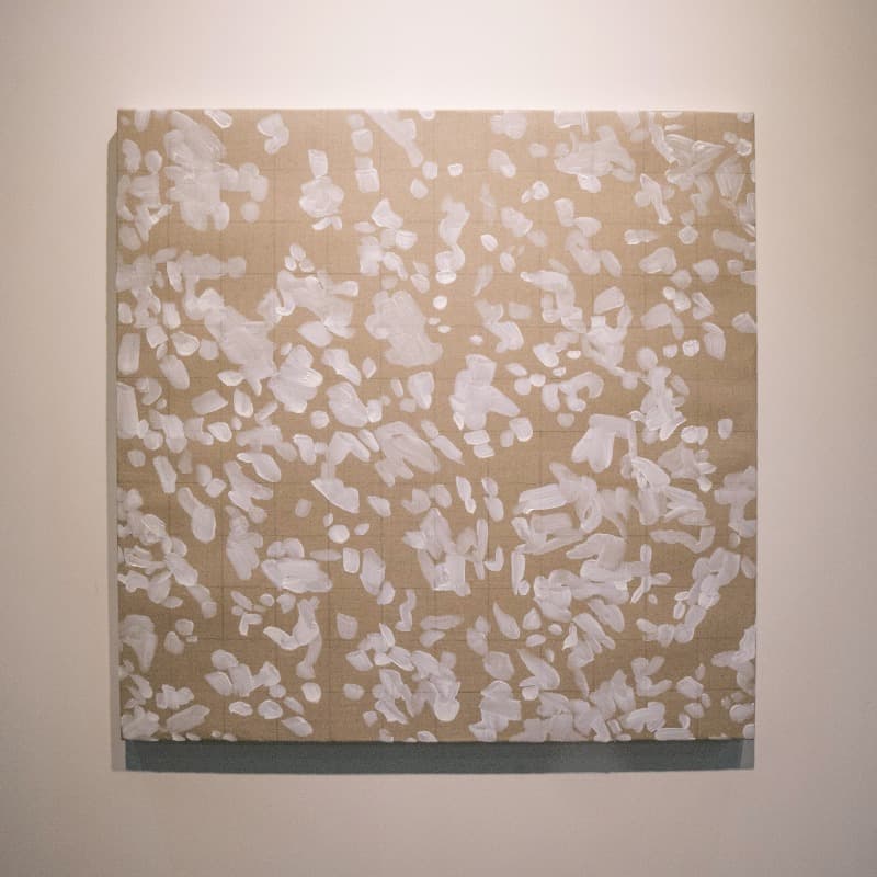 일획 · 린넨 위에 아크릴 · 60x60cm · 2021 (이미지출처 = 행복북구문화재단) · Acrylic on Linen