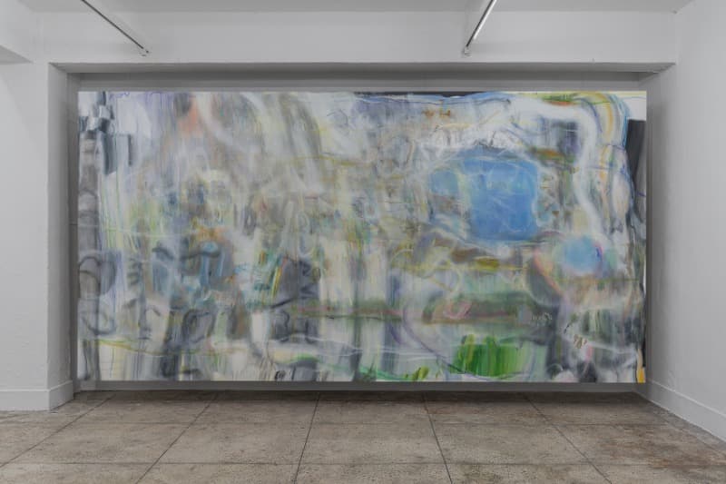 원래의 땅(course 1 · oil on canvas · 225×444cm · 2021 촬영: CJY ART STUDIO (이미지 제공 = 프로젝트 스페이스 사루비아) · oil on canvas