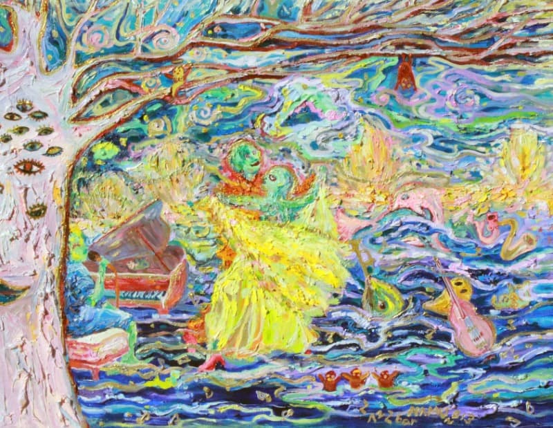째즈바 · oil on canvas · 72.7X90.9cm · 2013 (이미지 제공 = 갤러리 너트) · oil on canvas