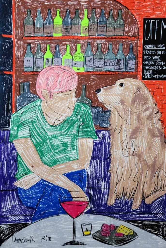 우울한 크리스마스 · 공판화 · 120x80cm · 2020 (이미지 출처 = 히든스페이스)