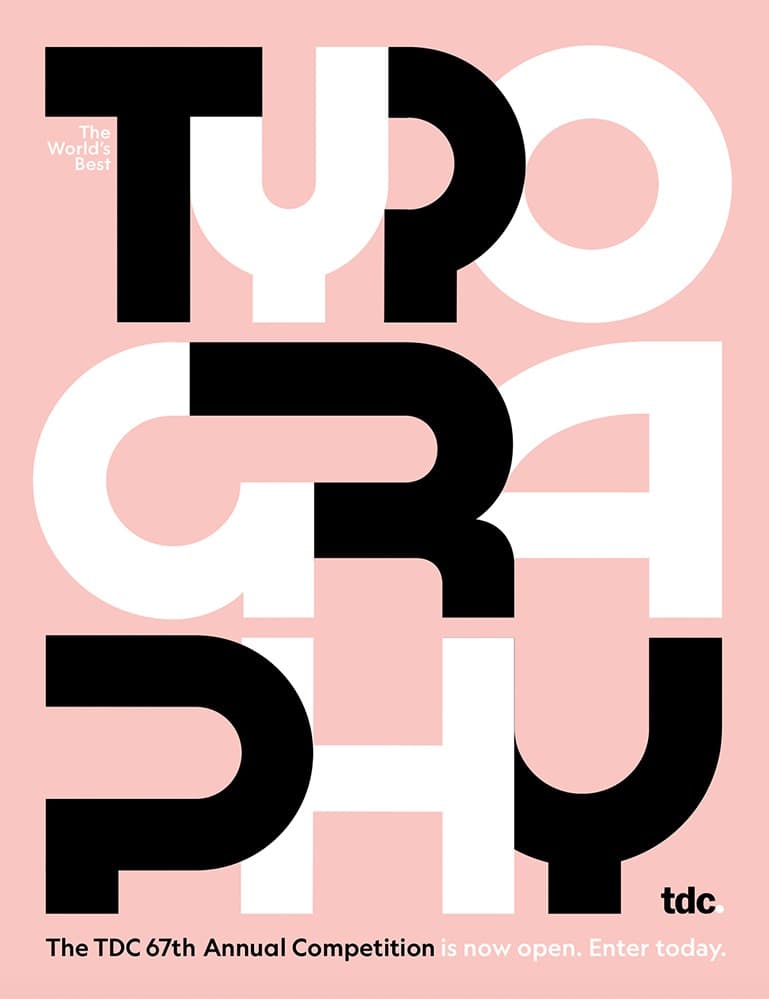 The World’s Best Typography, TDC New York 2021 in Seoul 포스터