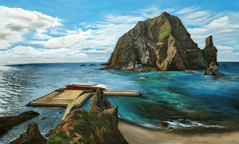 서성미, 울릉도독도리 · oil on canvas · 120x80cm · 2021 (이미지출처 = 갤러리일호) · oil on canvas