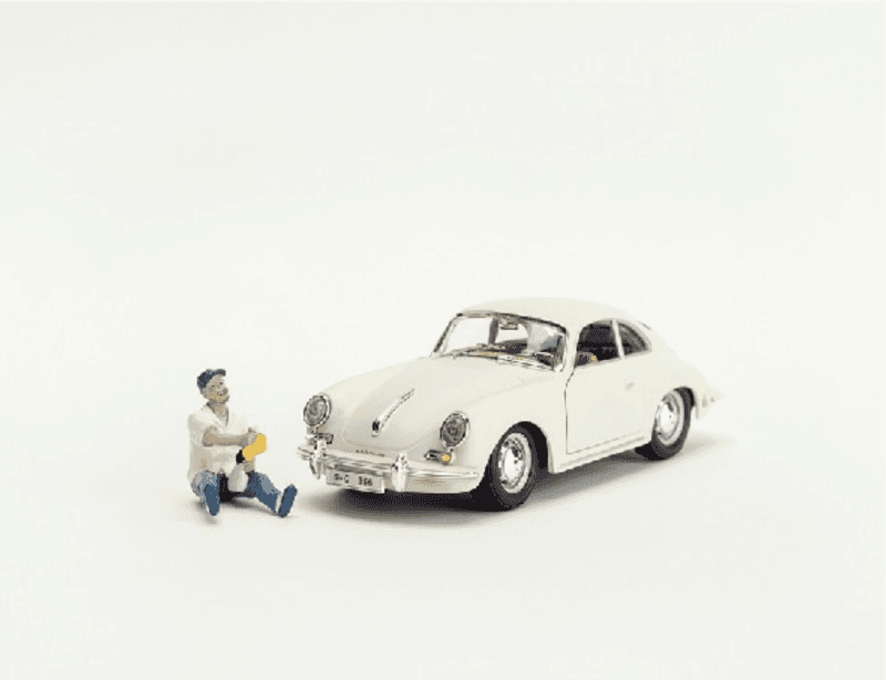 PORSCHE 356 B coupe(김정은) · inkjet pigment prin · 53.3-63.5cm · 2019 (출처=갤러리 도스) · PORSCHE 356 B coupe · inkjet pigment prin