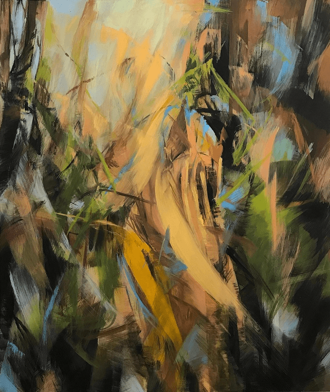 살아있음, 미지수 · Oil on canvas · 177.0×150.0cm · 2021 (출처 = 갤러리 도스) · Oil on canvas