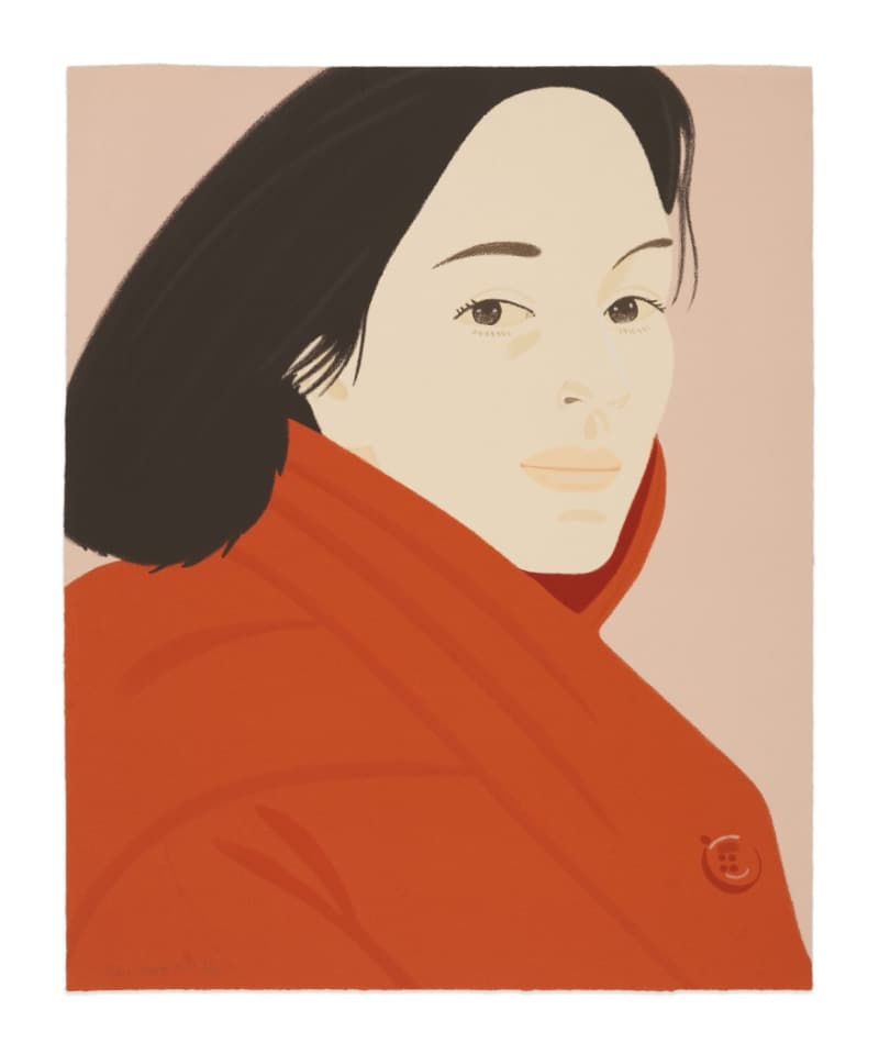 알렉스 카츠, Brisk Day II · color silkscreen, Ed.150 · 93 x 75 cm · 1990 (출처=대전 신세계갤러리) · Alex Katz, Brisk Day II · color silkscreen, Ed.150