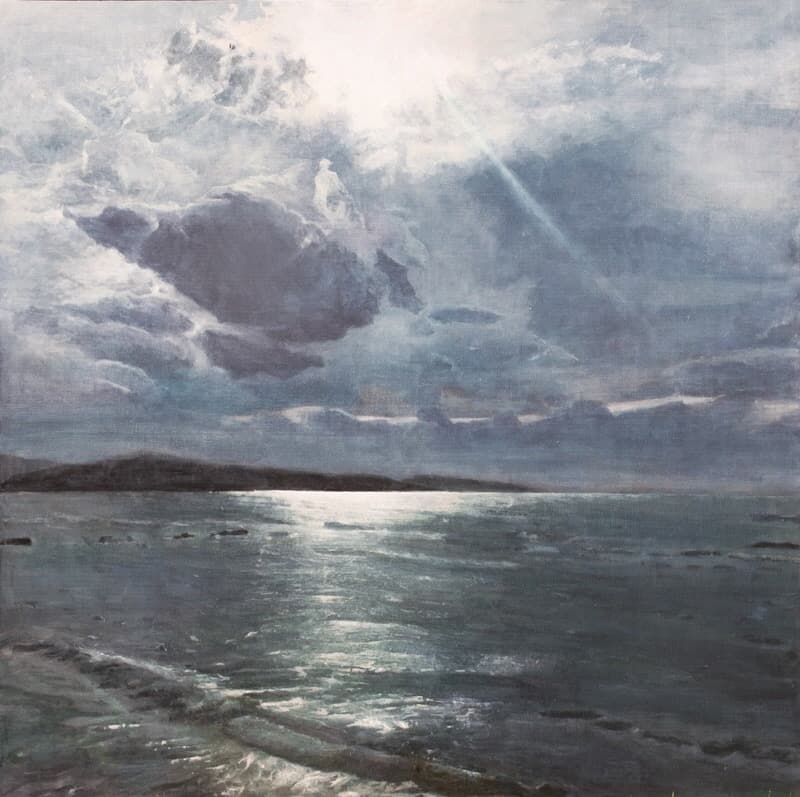 또 다른 시작 · 캔버스에 유채 · 200 x 200 cm · 2019 (출처=신세계갤러리 대구점) · Oil on canvas