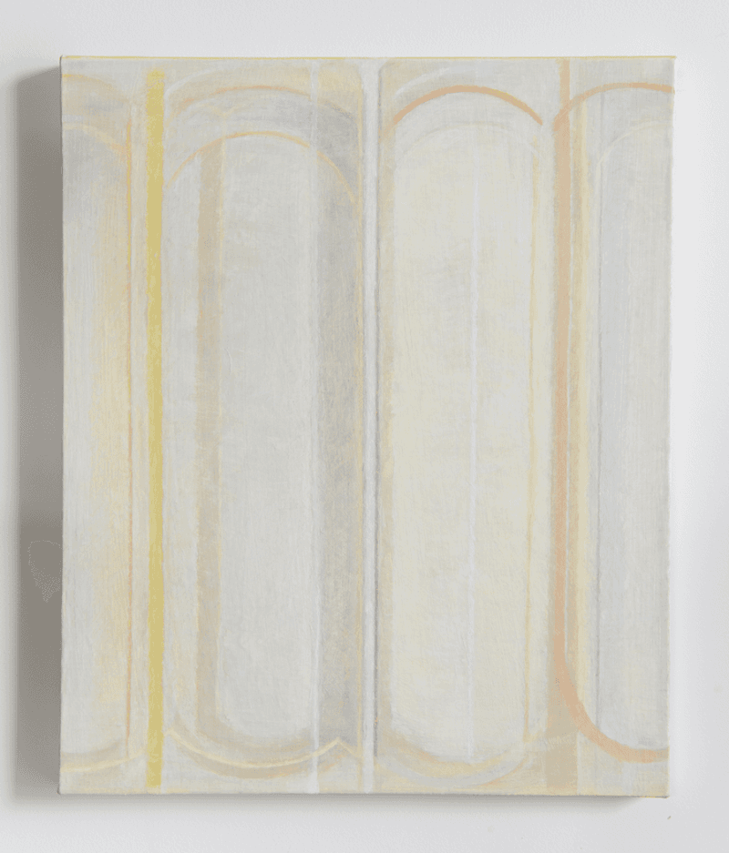 장다원,  pillar(#1) · oil on canvas · 37.9x45.5cm · 2019 (이미지출처=플레이스막2) · pillar(#1) · oil on canvas