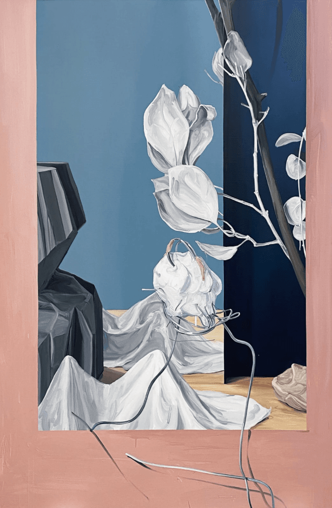 노은주, PORTRAIT-DAY · oil on canvas · 145.5 x 97 cm · 2021 (이미지출처 = 갤러리바톤) · Rho Eun Joo, PORTRAIT-DAY · oil on canvas