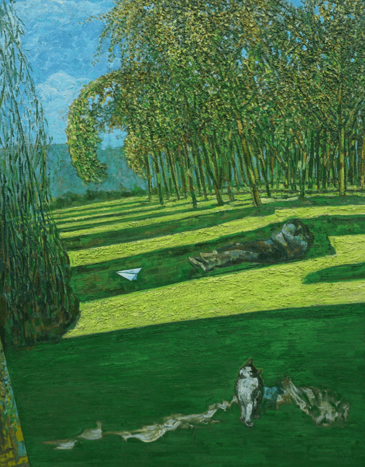 류장복, 오후 · Oil on linen · 145.5x112.1cm · 2021 (이미지출처 = 신세계갤러리)