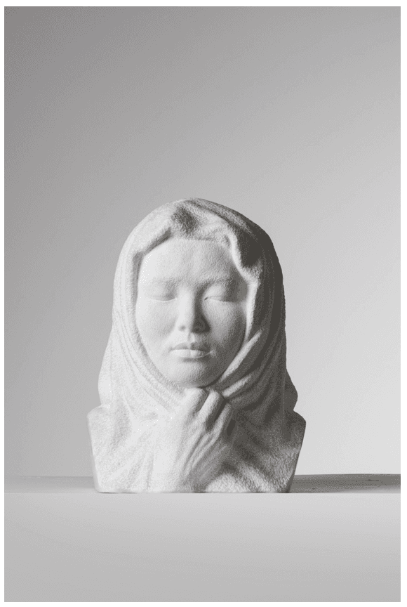 강관욱, 구원 · 대리석 · 30x28x39cm · 2005 (이미지출처 = G&J갤러리)