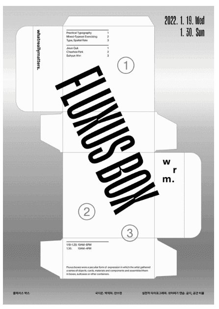 FLUXUS BOX 포스터