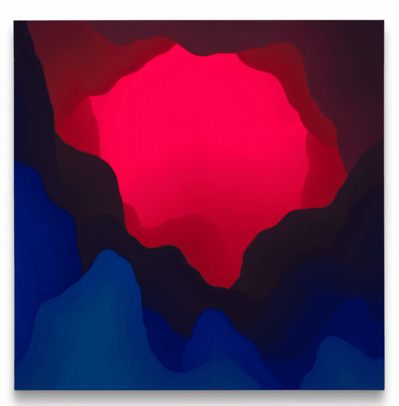 Untitled · Acrylic on canvas · 121.9 x 121.9cm · 2021 (이미지출처 = 가나아트) · Untitled · Acrylic on canvas