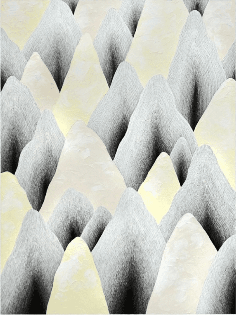 향기 · pen and acrylic on paper · 91.0x116.8cm · 2022 (이미지출처 = 갤러리 일호)