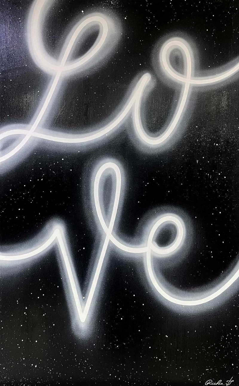 Snow-white Love · Acrylic on canvas · 116.6x72.5cm · 2022 (이미지 출처 = 삼원갤러리) · Snow-white Love · Acrylic on canvas