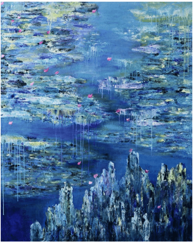 경계를 넘나드는 공간 · Acrylic on canvas · 162.2x130.3cm · (이미지출처 = 유나이티드갤러리) · Acrylic on canvas