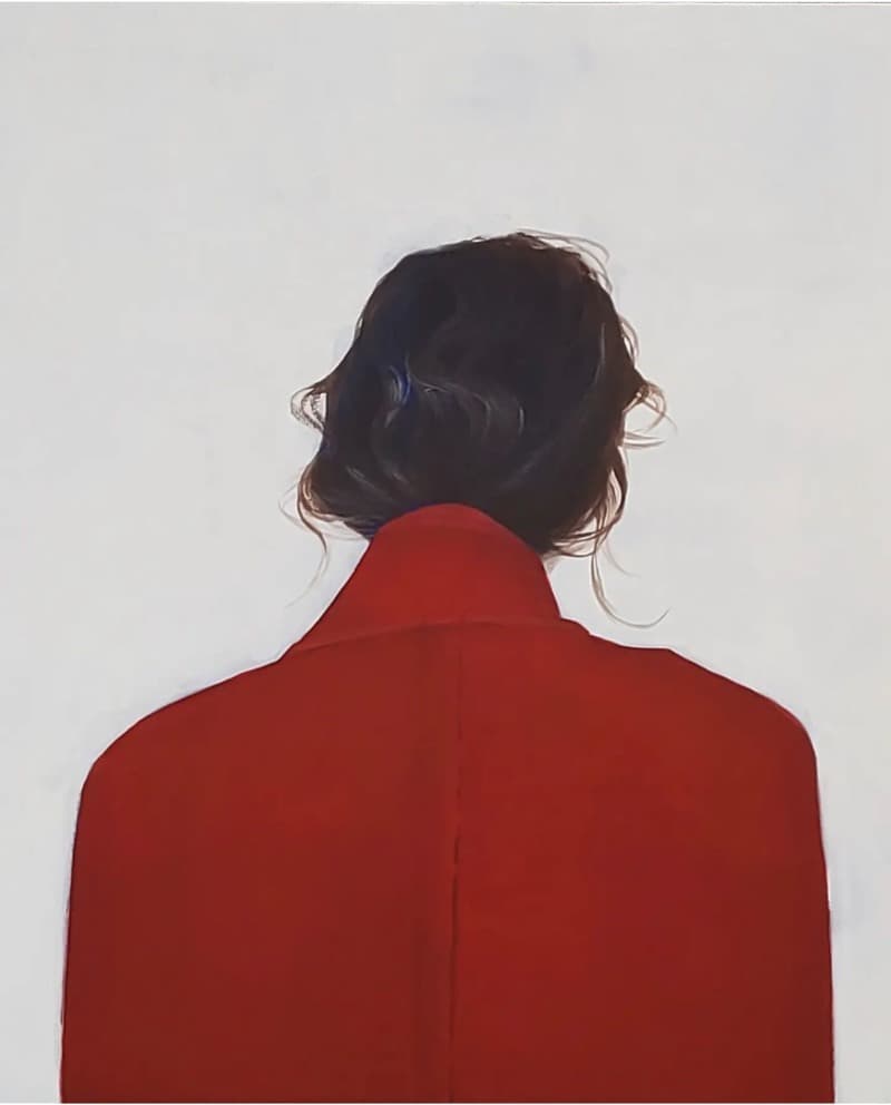목요일 · 장치에 먹과 분채 · 72.7 x 60.6cm · 2021 (이미지출처 = 스페이스영)