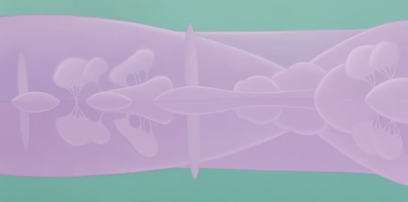 Decalcomanie · oil on canvas · 200×100cm · 2021 (이미지 제공 = 갤러리너트) · Decalcomanie · oil on canvas