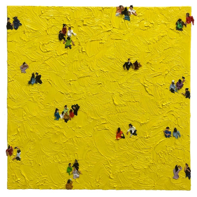 Flowers · oil on canvas · 45x45cm · 2021-2022 (이미지 제공 = 비트리갤러리) · Flowers · oil on canvas