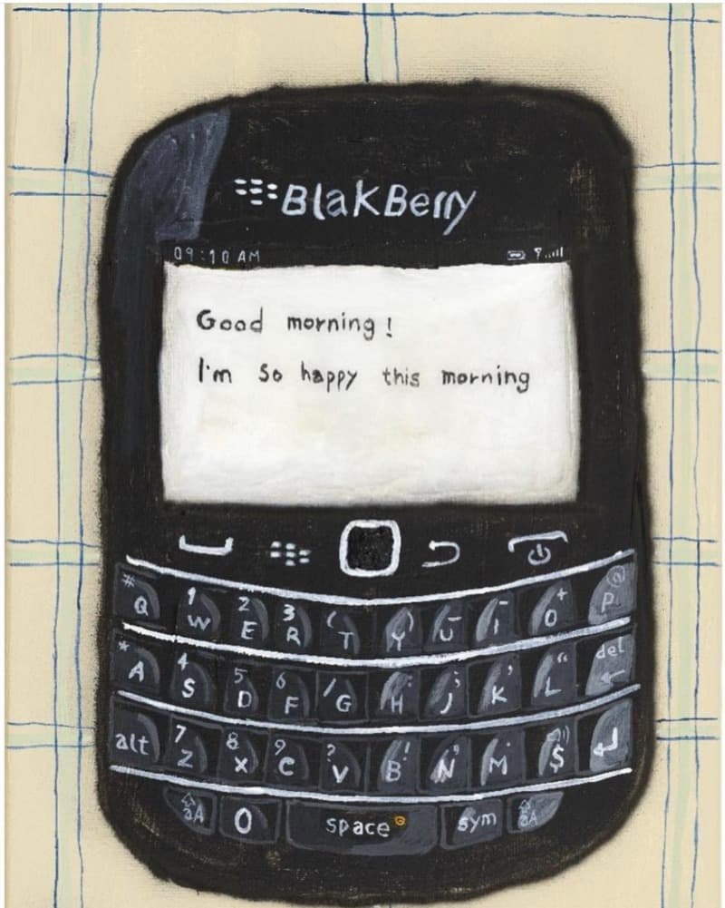 노보, Untitled _ Blakberry · mixed media on canvas · 25.8 x 17.9 cm · 2022 (이미지출처 = 갤러리민트) · NOVO, Untitled _ Blakberry · mixed media on canvas