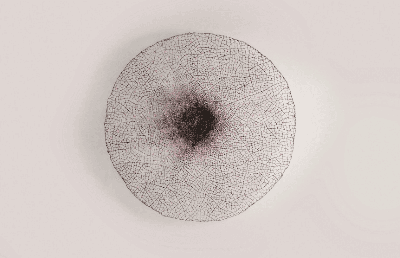 이준석, Cosmos · Copper, Pyrex Glass(1) · 118 × 118 × 29 cm · (이미지출처 = RNL갤러리) · Lee Jun Seok, Cosmos · Copper, Pyrex Glass(1)