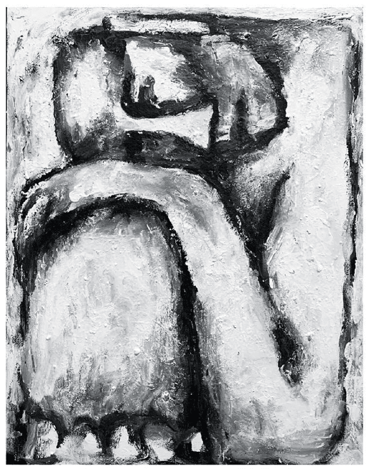 최명진, Comfort · Acrylic on canvas · 45.3x60.6cm · 2022 (이미지출처 = 갤러리반디트라소) · Choi MyungJin, Comfort · Acrylic on canvas