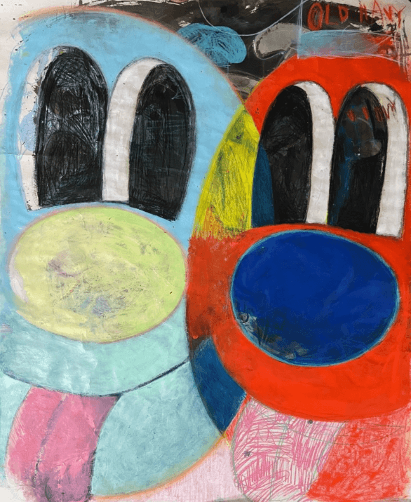 강목, Today · ink and oil on korean paper · 170.5x137.0cm · 2021 (이미지 출처 = 일우스페이스)